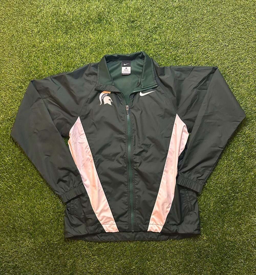 Michigan State Spartans Nike Storm Fit Jacket Men's Small 1/4 Zip Windbreaker